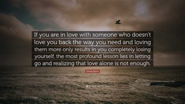 Can you love someone who doesn't love themselves?