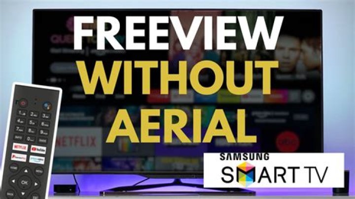 How do I get Freeview on my TV without aerial?