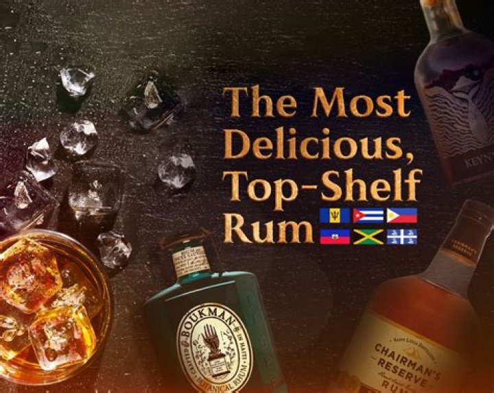 How do you drink top shelf rum?