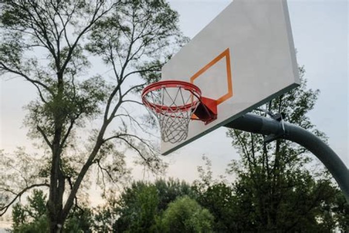 How do you make a homemade basketball ring?