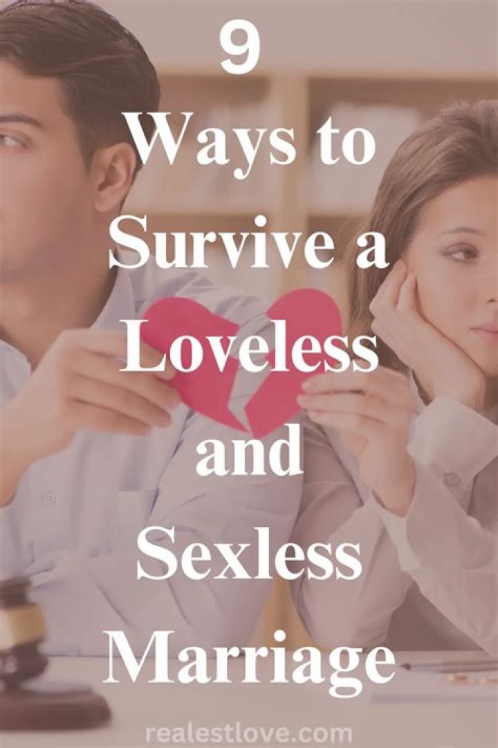 How do you tolerate a sexless marriage?