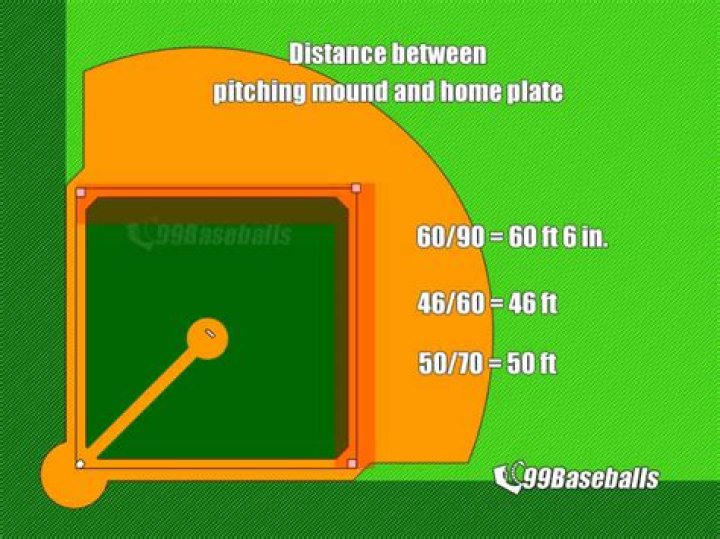 How far is the picture from home plate?