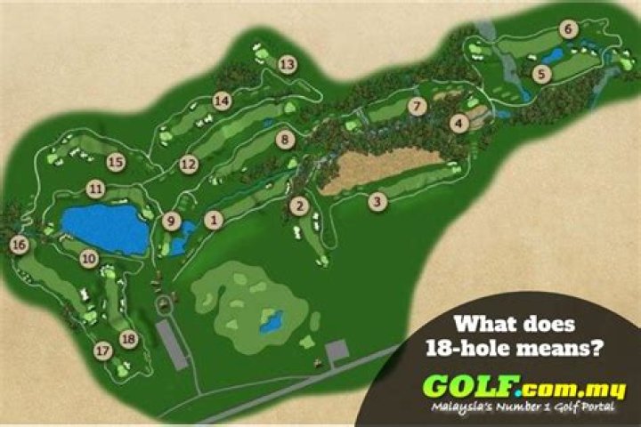 How many holes are there in a full disc golf course?