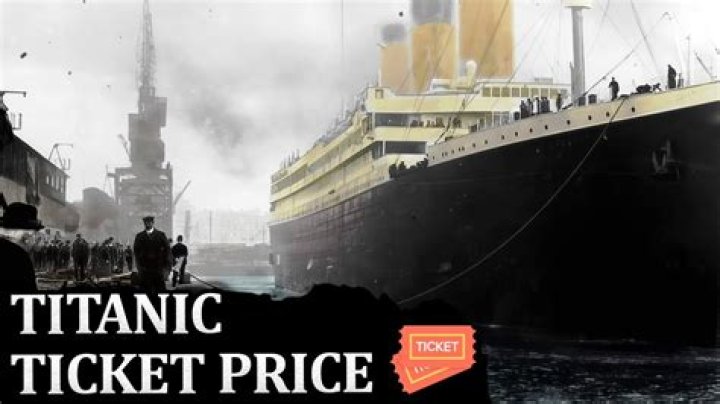 How much did a ticket on the Titanic cost in 1912?