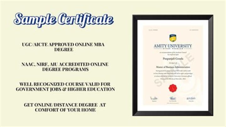 Is Amity online degree valid in USA?