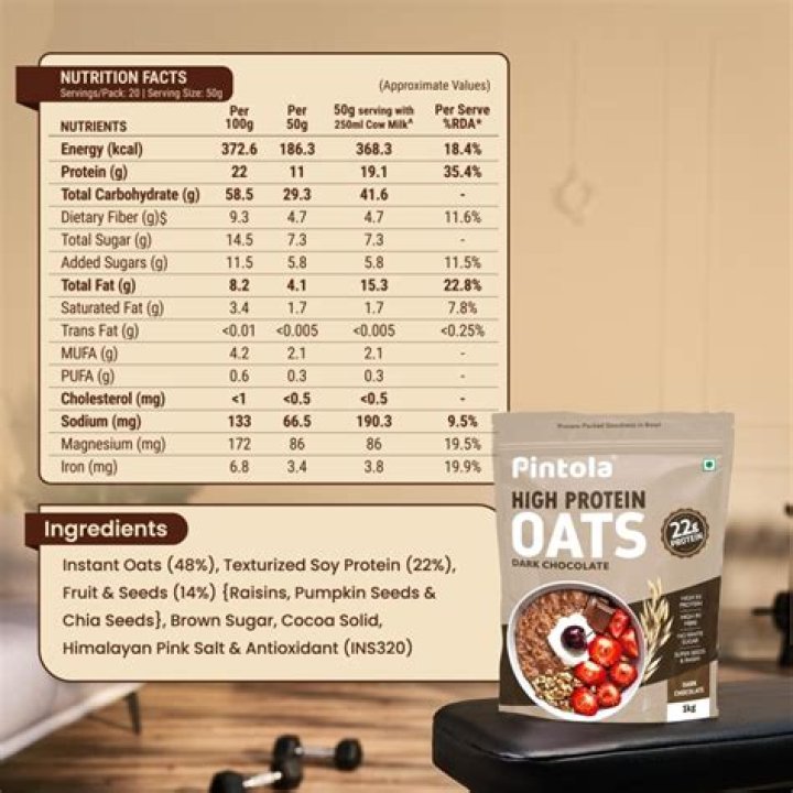 Is oats high in protein?