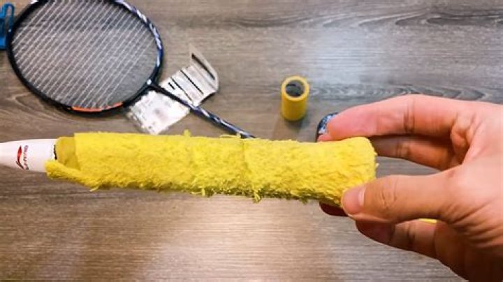 Is towel grip good for badminton?