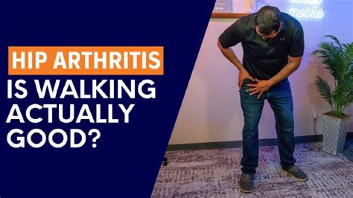 Is walking good for hip arthritis?