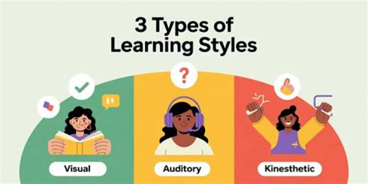 What are the 3 main learning styles?