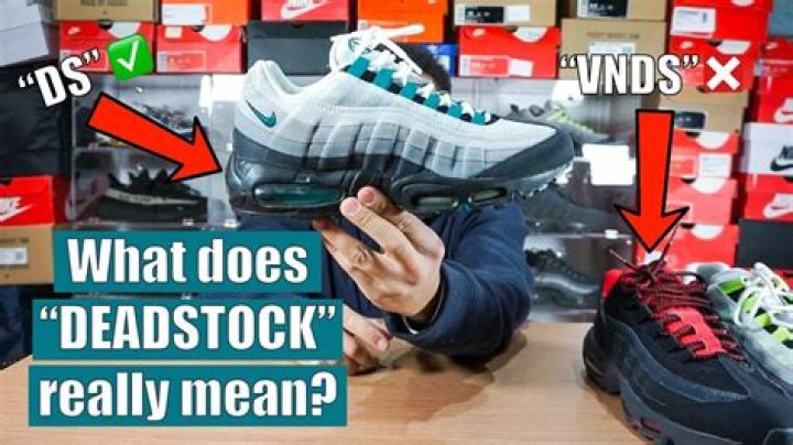 What does deadstock mean sneakers?