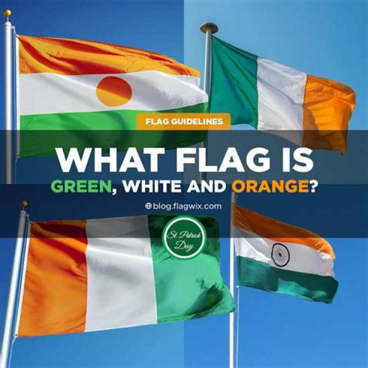 What flag is green with a sword?