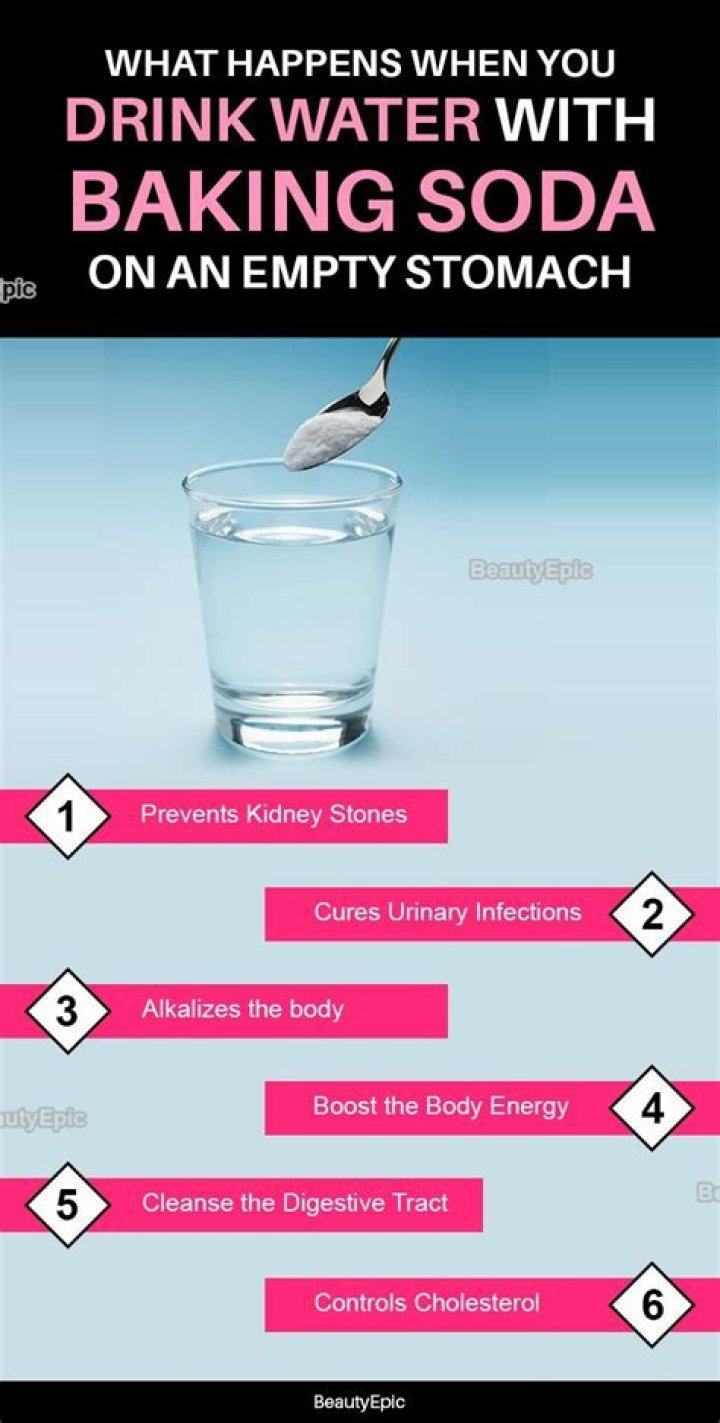 What happens when you drink baking soda and water?