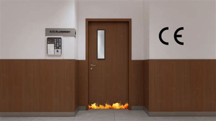 What is a leaf on a fire door?