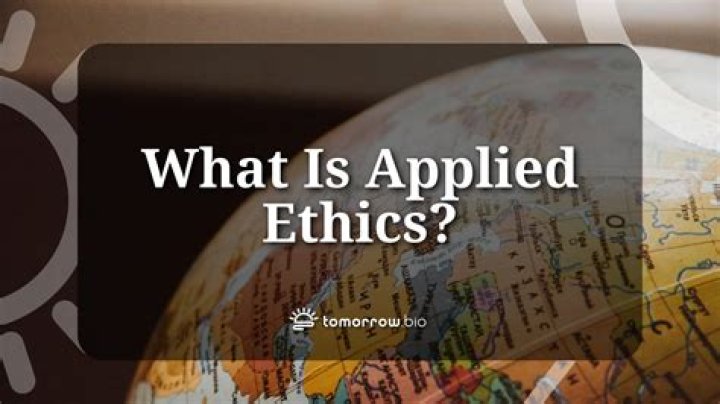 What is Applied Ethics quizlet?