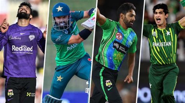 Which Pakistani player played BBL?