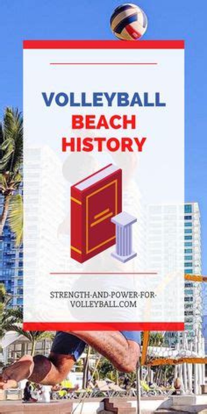 Who invented beach volleyball?