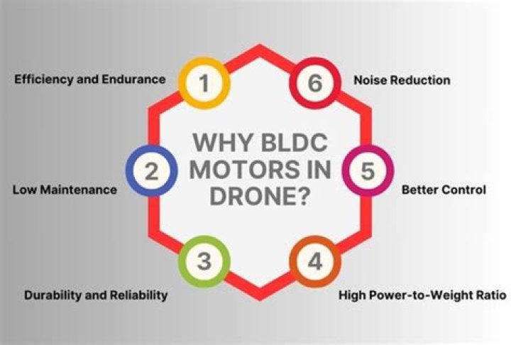 Why are only Bldc used in drone?