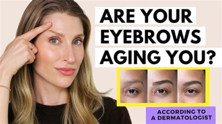 Why do eyebrows get unruly as you age?
