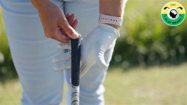 Why do golfers put tape on their fingers?